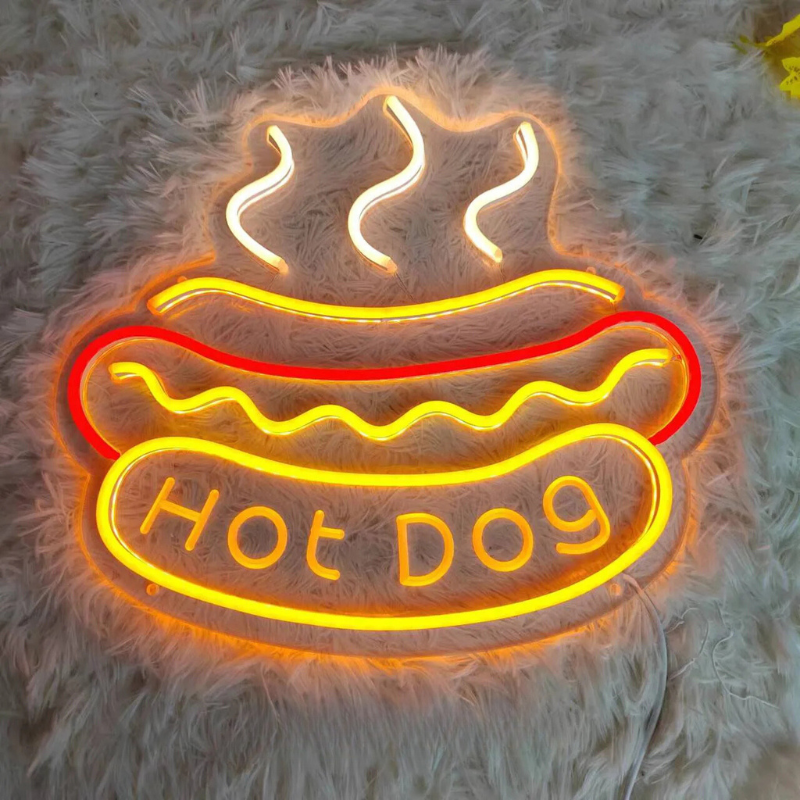 LumaBite Playful Neon Night Lamp For Ambient Living Rooms