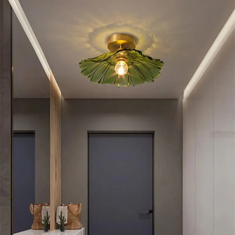 Calia Flower-lampe i glass for tak/oppheng | ventumra