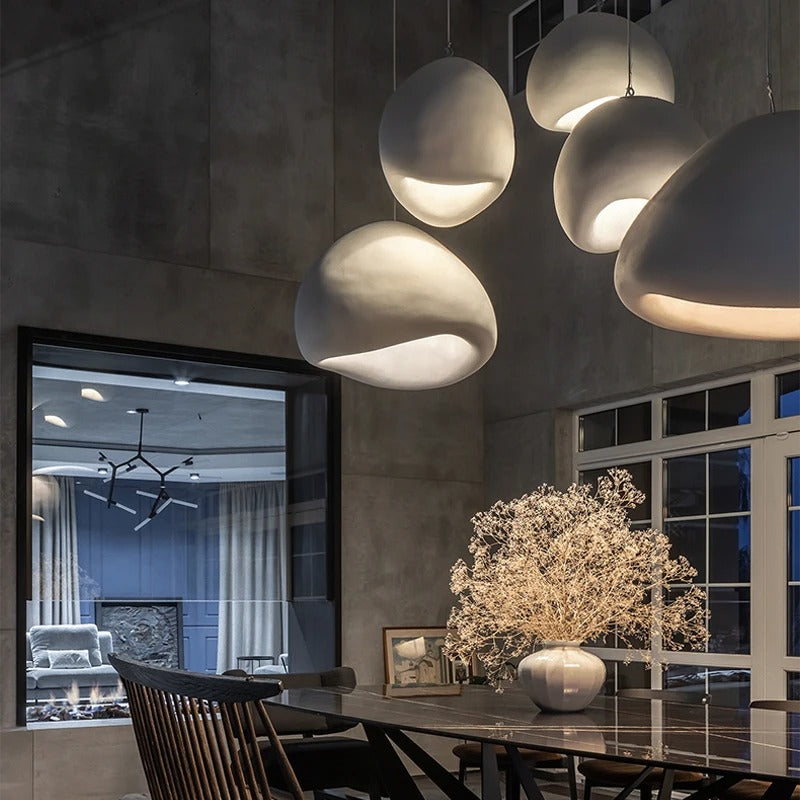 VelaCloud Pendant Light - Soft Cloud-Like Resin Glow