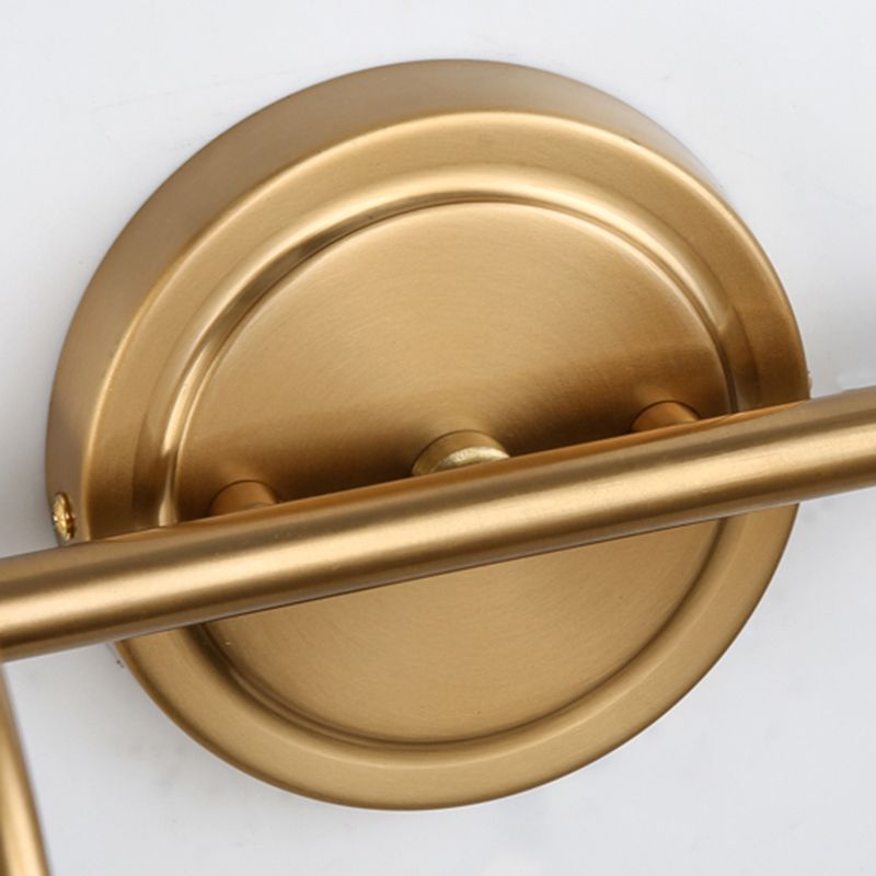 Tiffany Vintage Round Arc Vanity Wall Lamp, Gold, Bedroom | ventumra