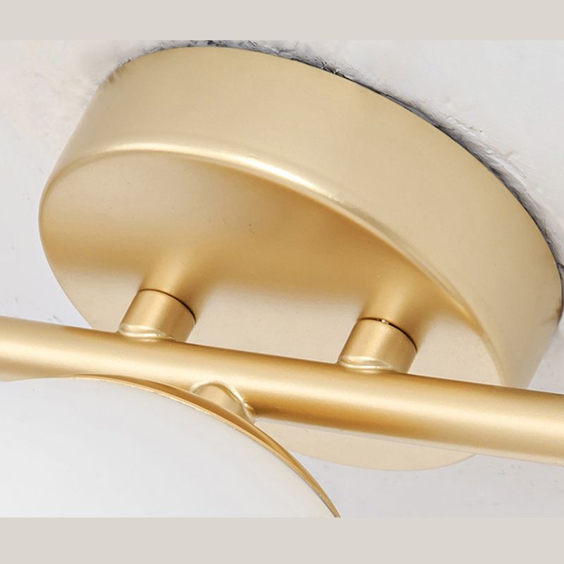 Valentina Modern Dome Metal Bathroom & Vanity Wall Lamps, Multicolor | ventumra