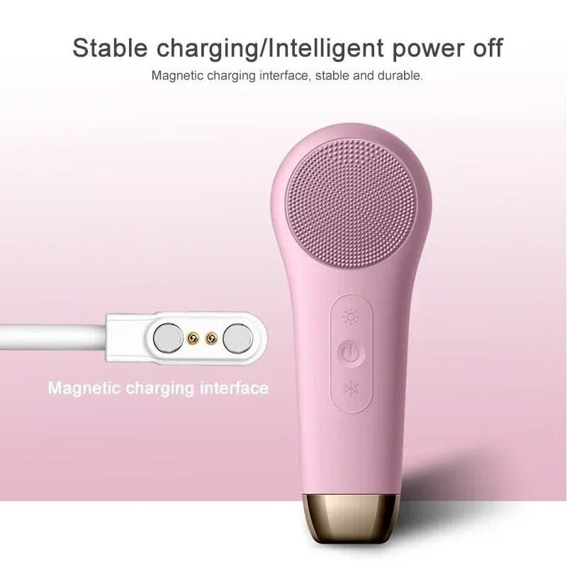 LumaGlow 3-In-1 Facial Brush — Pore Cleansing, Soothing Massage & Treatment