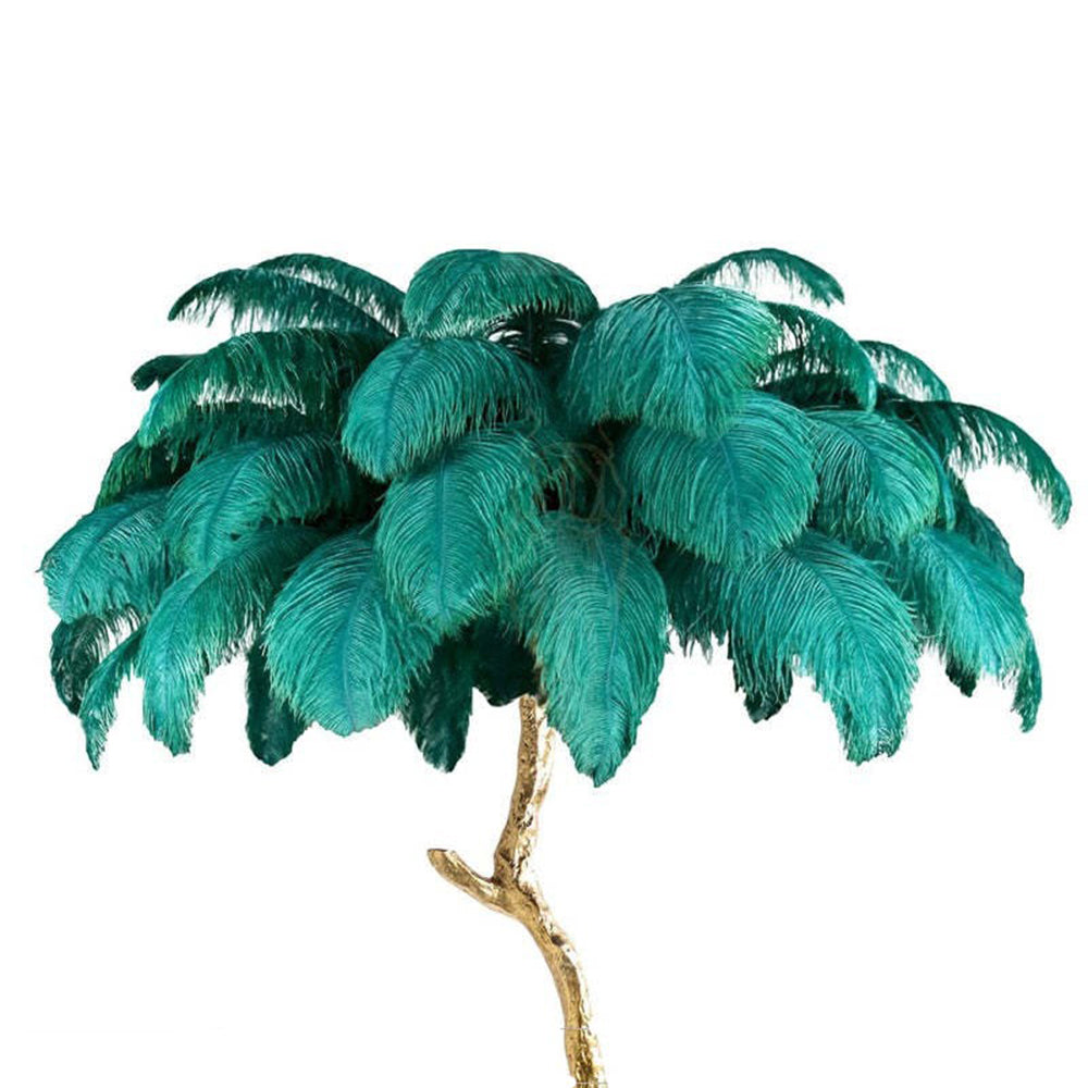 O'Moore Nordic Luxury Unique Ostrich Feather Floor Lamp/Table Lamp - Neutralighting