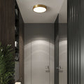 Arisha Nordic LED Gold Round Ceiling Light, Metal & | ventumra