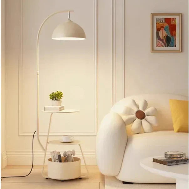 Nordal | Scandinavian Floor Lamp With Built-In Storage