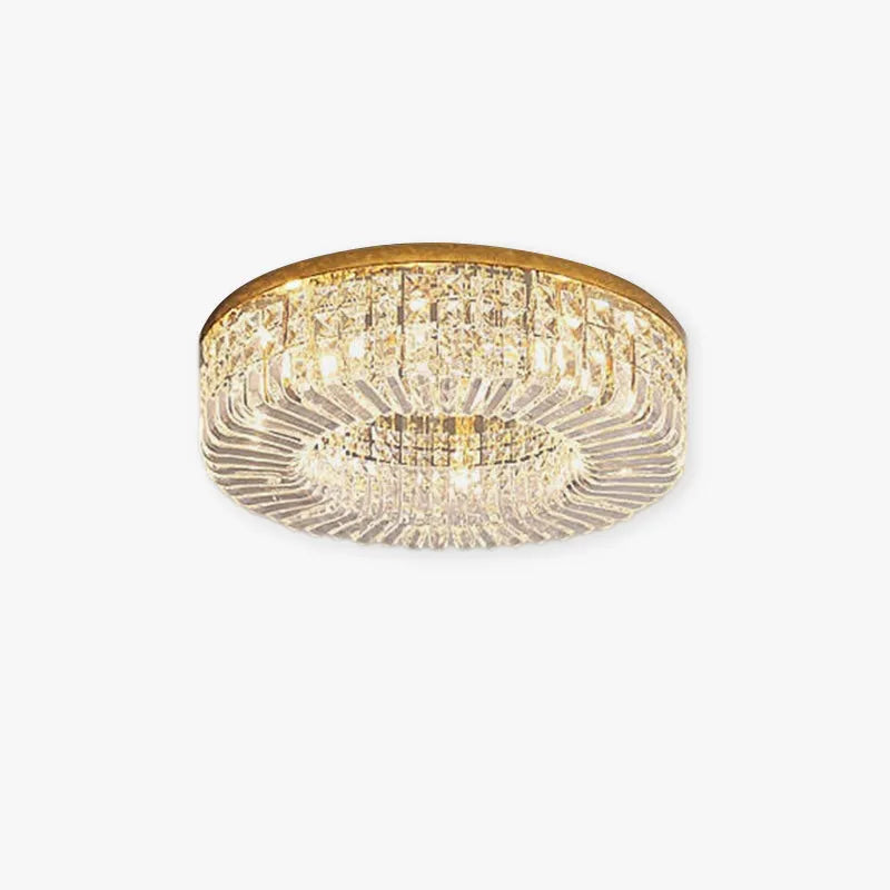 Kristy Luxury Flush Mount Metal/Crystal Ceiling Light - Neutralighting