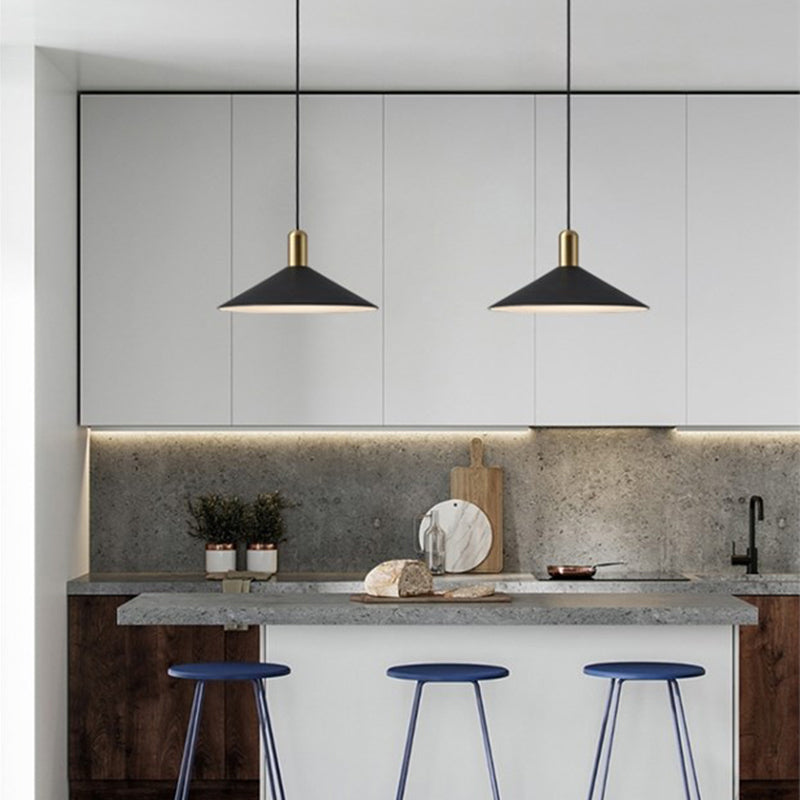 Aria Vintage Umbrella Monochrome Pendant Light | ventumra