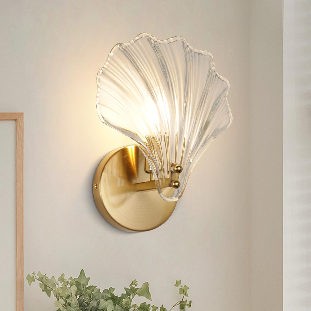 Art Nouveau Shell Wall Sconce | Ventumra