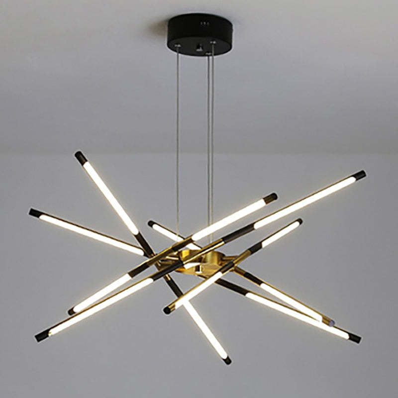 Arisha Pendant Light, Black/Gold, 6/8/10/12 Heads | ventumra