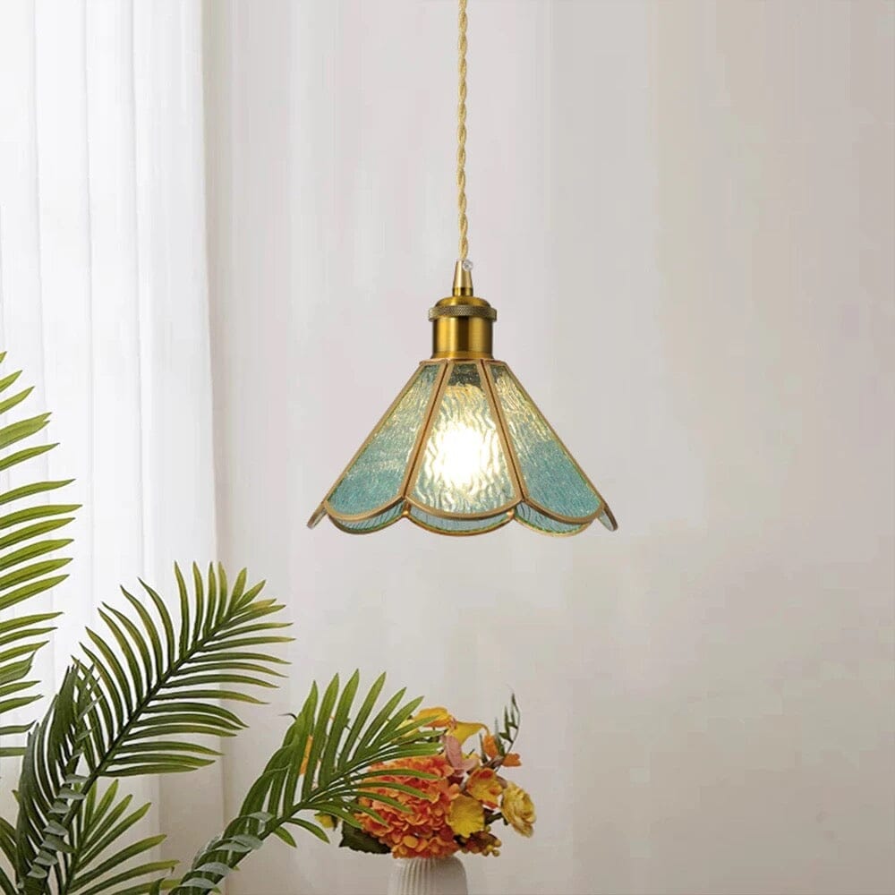 Kairoa Pendant Lamps Japanese Vintage Glass and Copper