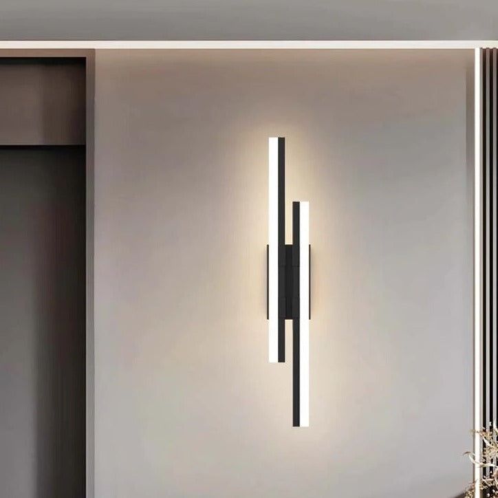Stripe Pattern LED Wall Lamp for Hallways and Living Areas