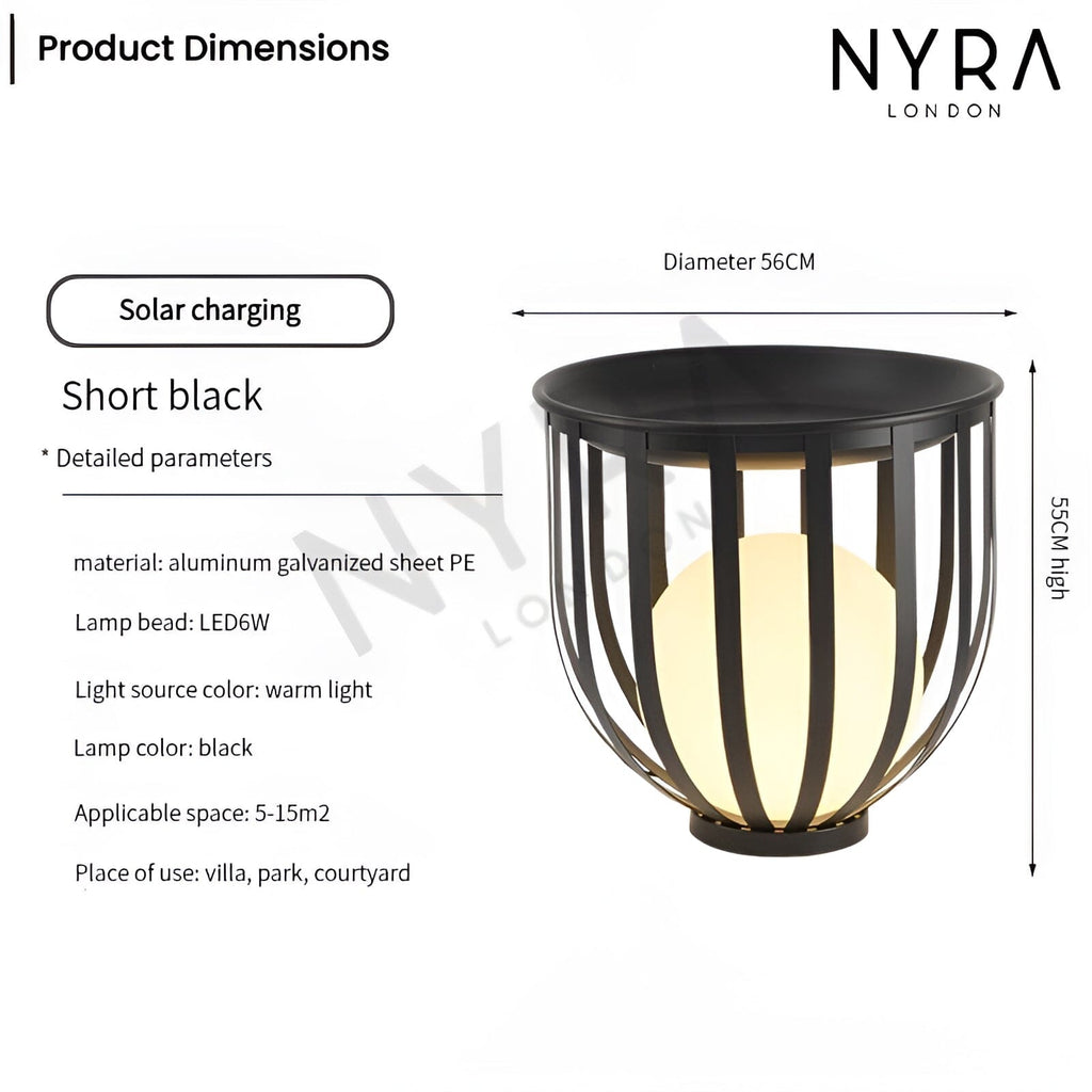 SylvaGlow | Waterproof Solar Flower Pot Lamp for Outdoors