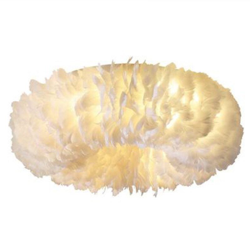 O'Moore Swan Feather Round Ceiling Light | ventumra