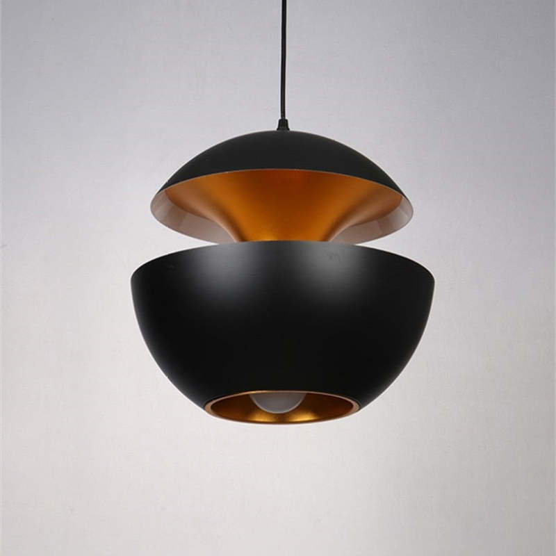 LumaNova Black and White LED Pendant Light for Interiors