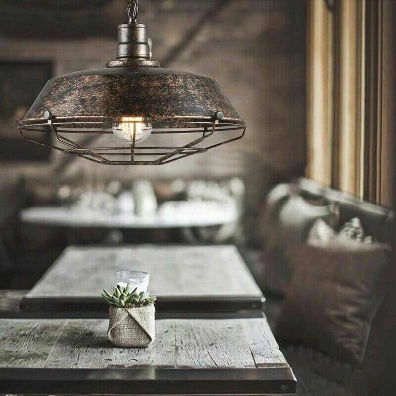 Epoch Rustic Black Industrial Pendant Light Shade | ventumra