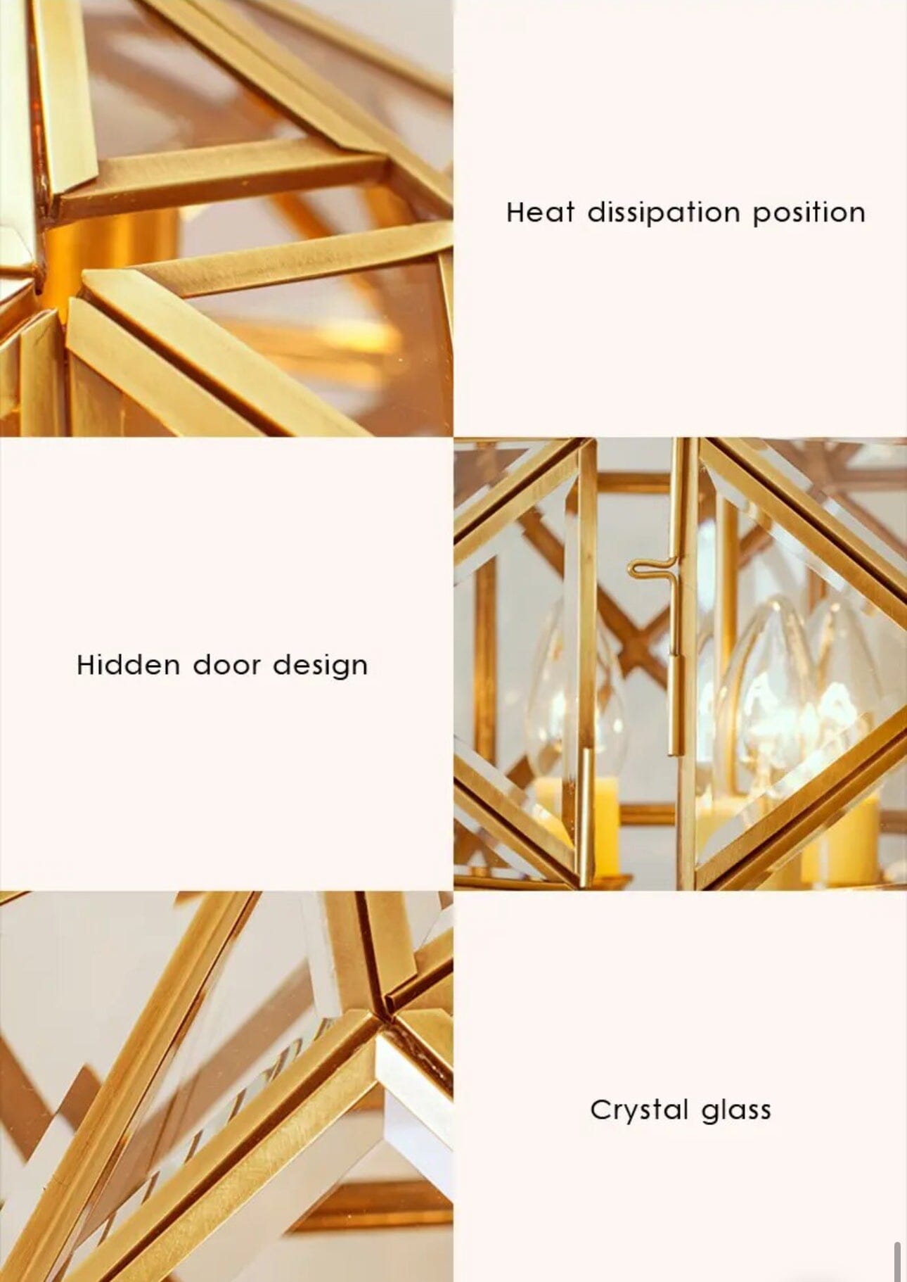Nyra Prism Glass Pendant Light for Indoor and Outdoor