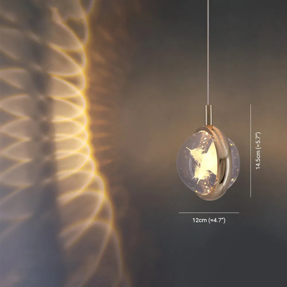 Kristy Morden Spherical Metal Pendant Light, Gold | ventumra
