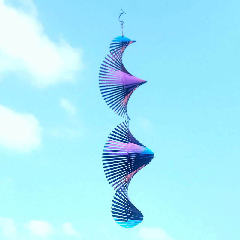 Havespinner ZephyrSpin — vinddrevet kinetisk skulptur, design med kontinuerlig rotation
