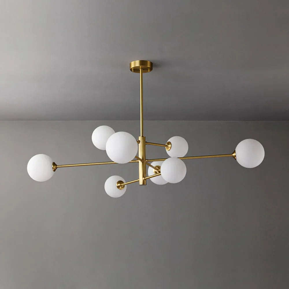 Valentina Modern Glass Shade Pendant Light, Copper/Black | ventumra