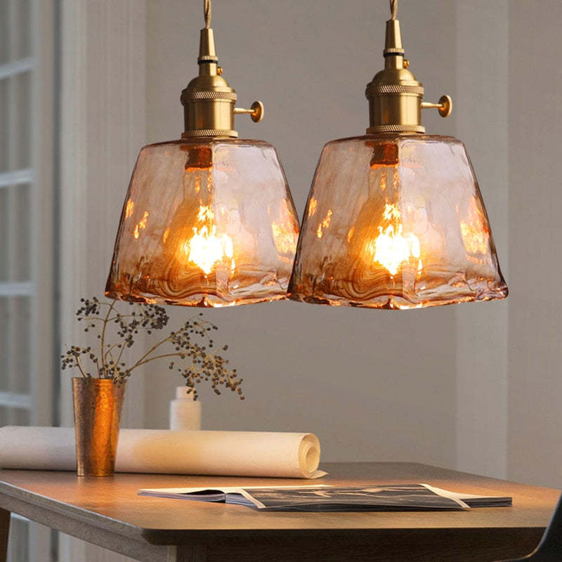 Zina Pendant Light Glass&Brass | ventumra