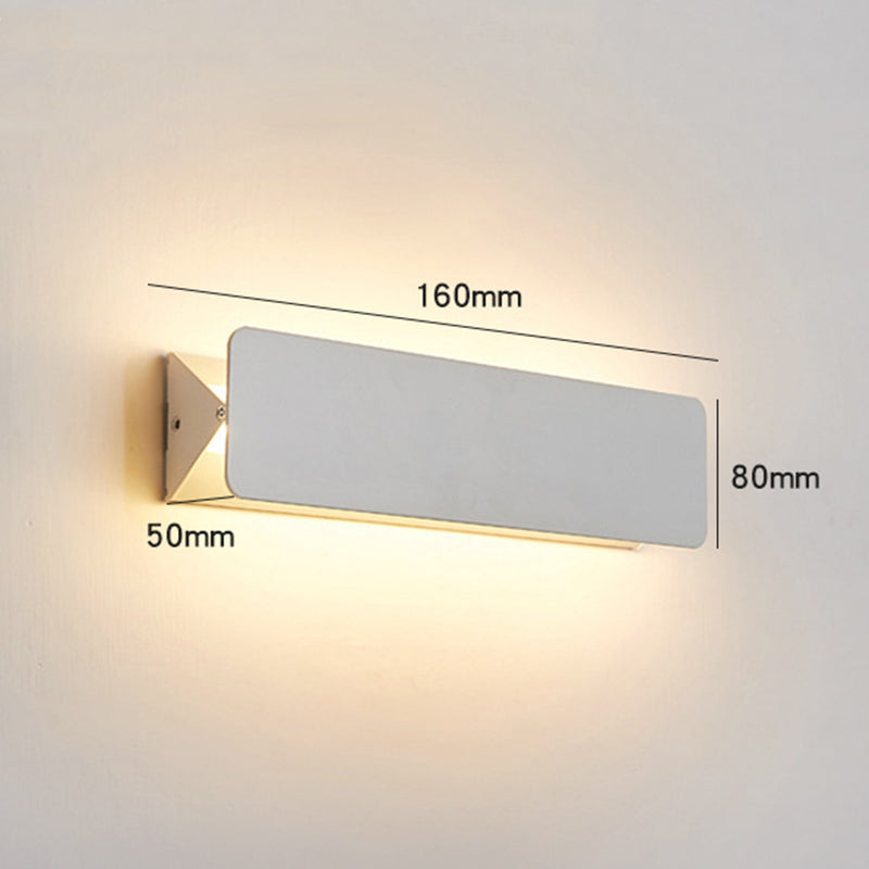 Arisha LED Metal Indoor Wall Lamp Rotatable, White | ventumra