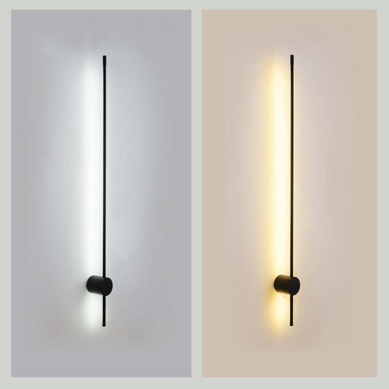Arisha Modern Minimalist LED Wall Reading Lamp, Black | ventumra