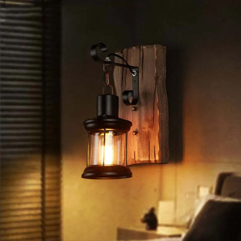 Austin Vintage Lantern Metal Classic Industrial Wall Lamp | ventumra
