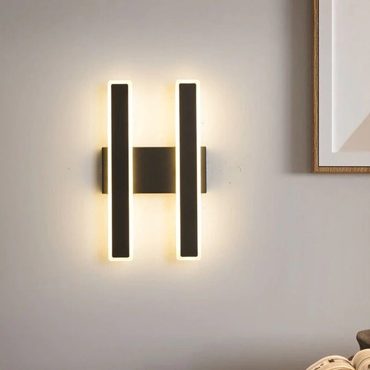 Stripe Pattern LED Wall Lamp for Hallways and Living Areas