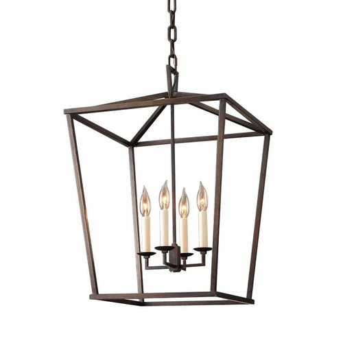 Asteron Retro Candle Cage Pendant Light for Dining Rooms