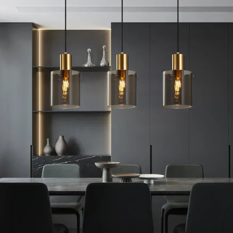Aurelia Glass Pendant Lights for Cozy Vintage Glow