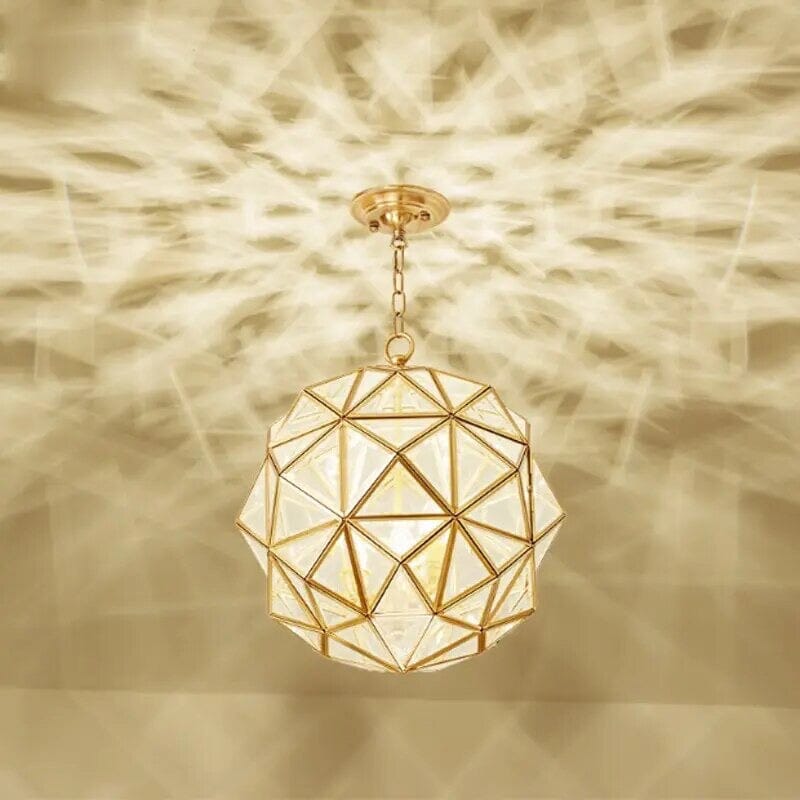 Nyra Prism Glass Pendant Light for Indoor and Outdoor
