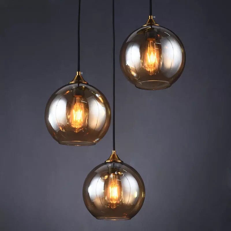 Aurelia Glass Pendant Light | Warm Rustic Modern Glow