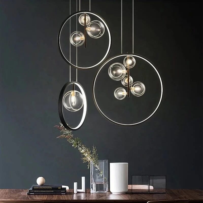 Luminette Glass Globe Pendant Light for Modern Kitchens