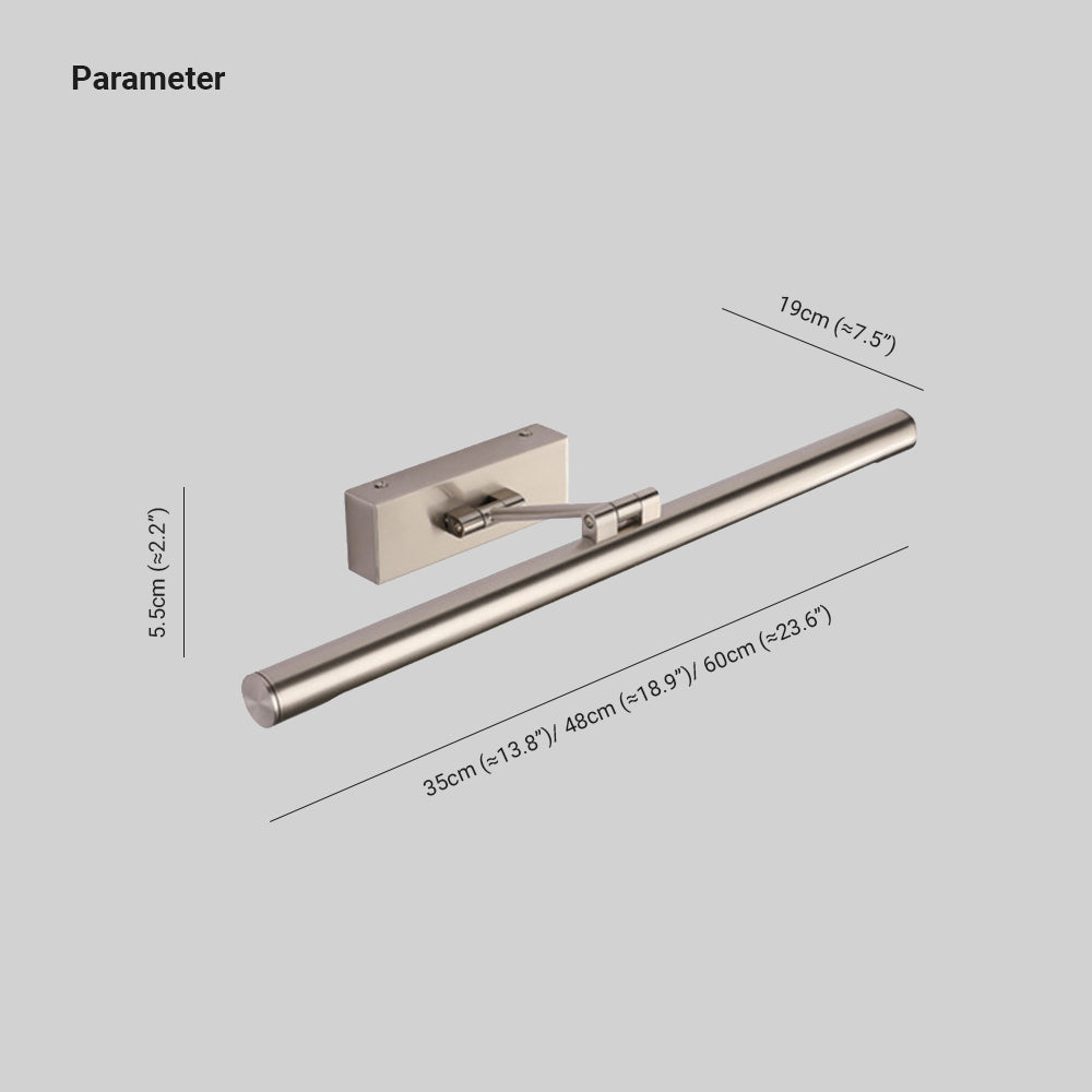 Arisha Modern Linear Metal/ Wall Lamp, Champagne Gold | ventumra