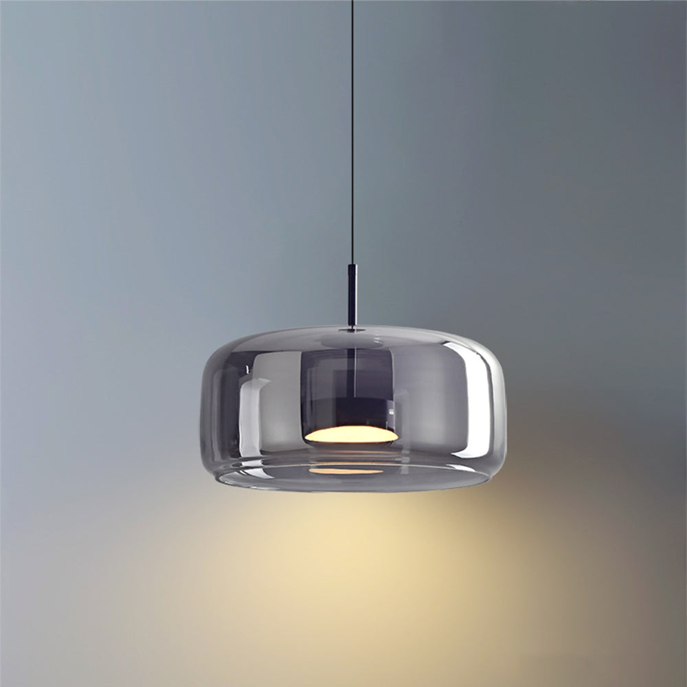 June Morden Glass Pendant Light Clear/Smoky/Amber | ventumra