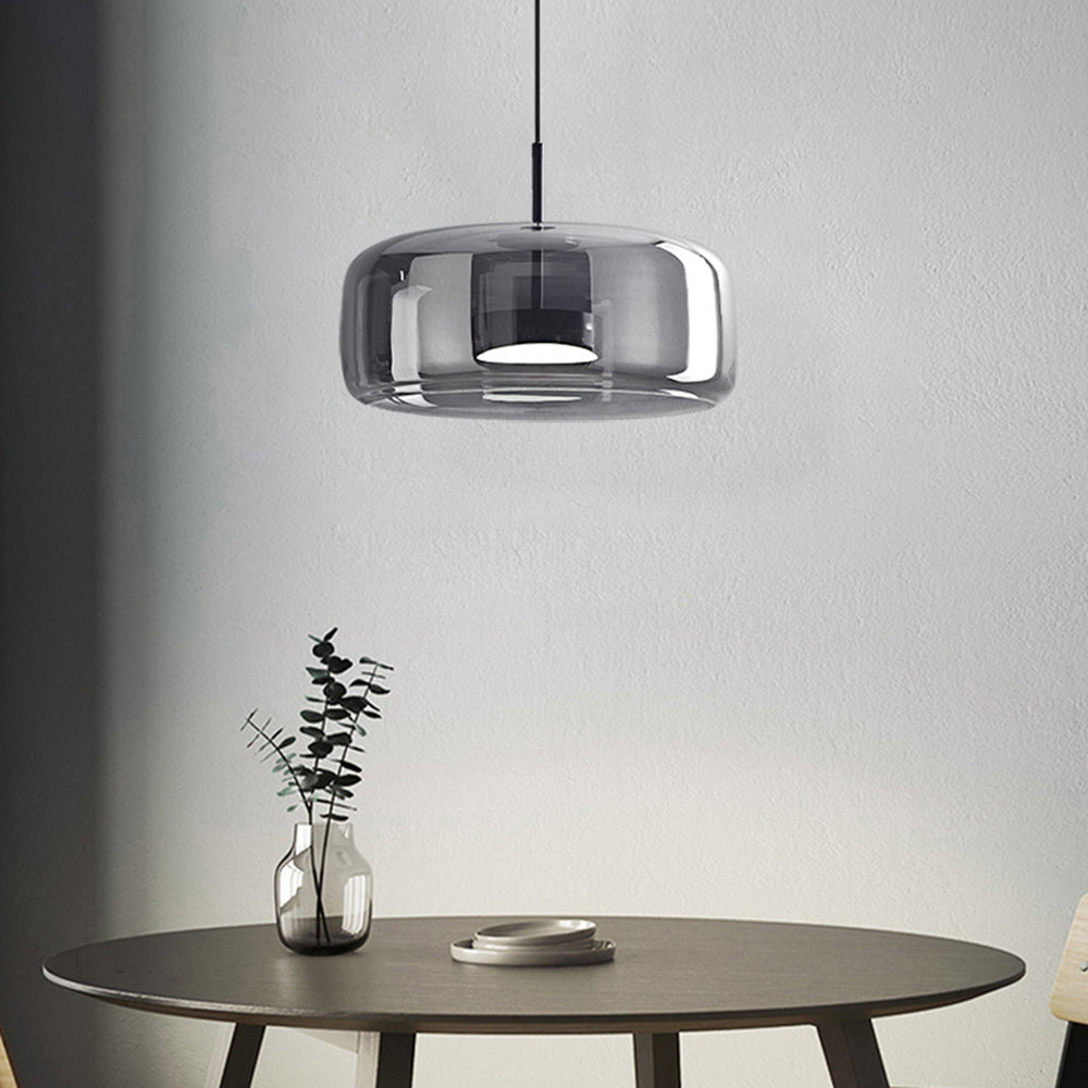 June Morden Glass Pendant Light Clear/Smoky/Amber - Neutralighting