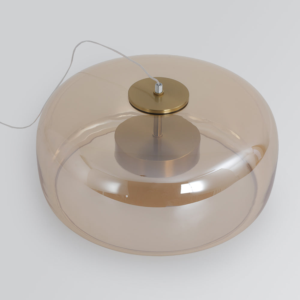 June Morden Glass Pendant Light Clear/Smoky/Amber | ventumra