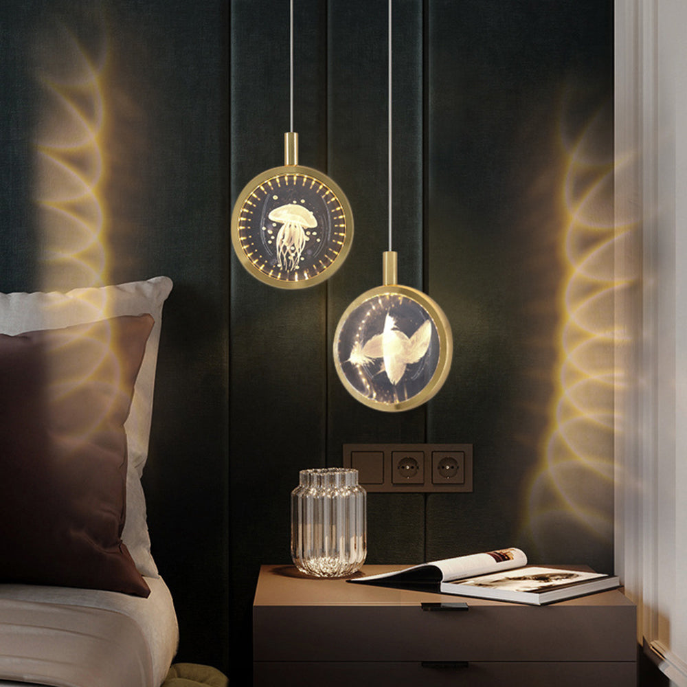 Kristy Morden Spherical Metal Pendant Light, Gold | ventumra