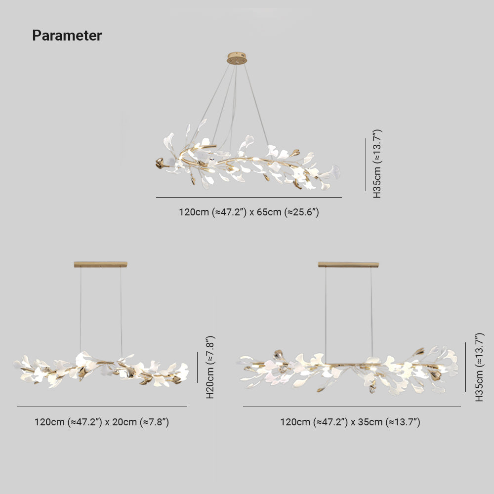Olivia  Modern Art Deco Metal & Ceramic Chandelier, Gold | ventumra