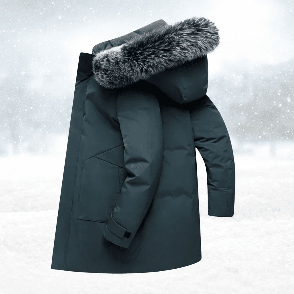 Evercrest Men’s Windproof Winter Parka — Warm Thermal Build, Durable Weather Shield