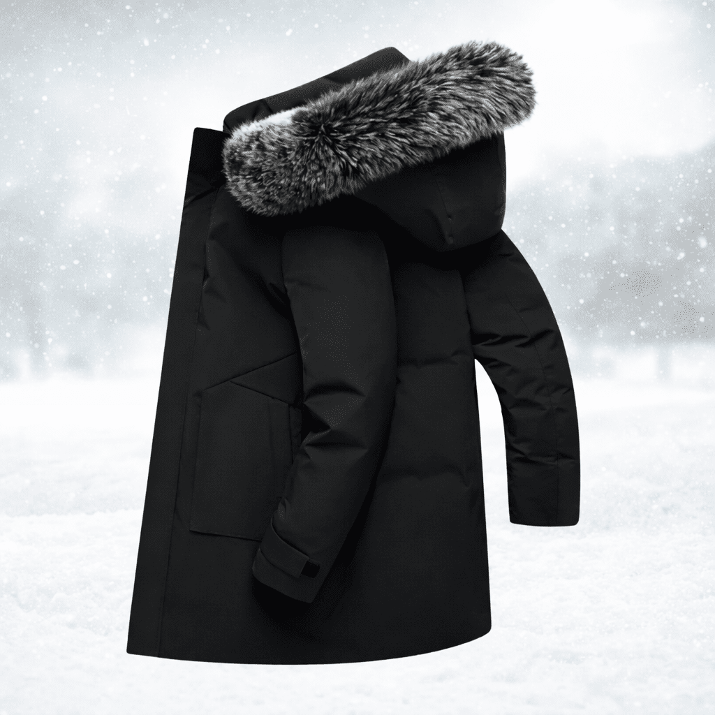Evercrest Men’s Windproof Winter Parka — Warm Thermal Build, Durable Weather Shield