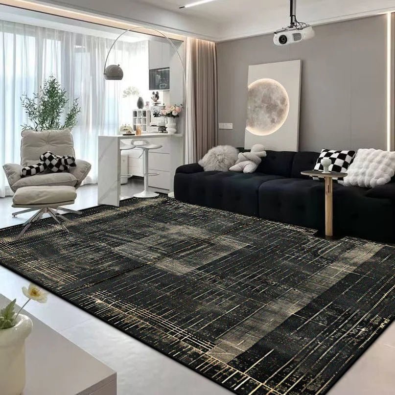 AstraWeave Moderner abstrakter Teppich — Digitaldruck-Motiv, leichtgewichtige Konstruktion