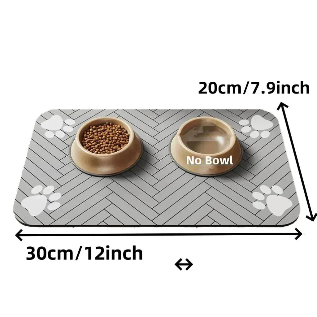 PawGuard Absorbent Feeding Pad — Waterproof Base, Non-Slip Bottom