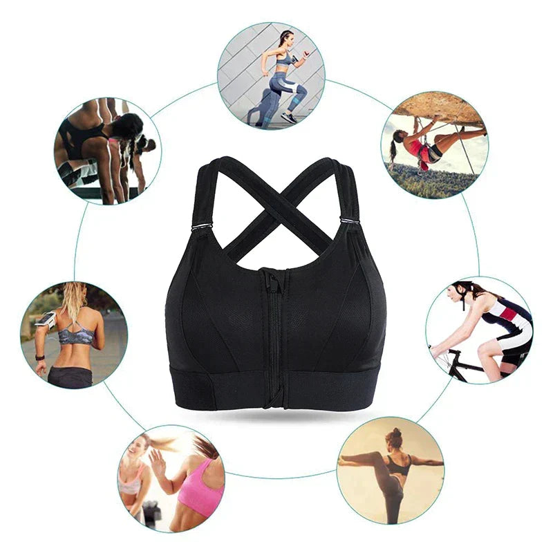חזיית ספורט תומכת FlexiFit 2-in-1 — חופש תנועה