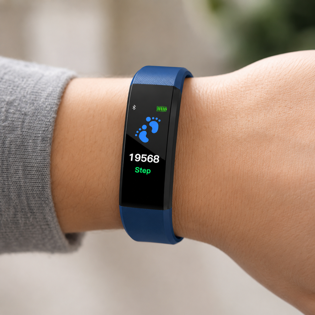 Fitness tracker Active Life s měřením srdečního tepu a nastavitelným řemínkem | Ventumra