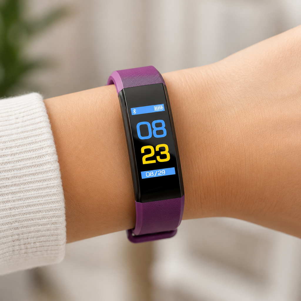 Fitness tracker Active Life s měřením srdečního tepu a nastavitelným řemínkem | Ventumra