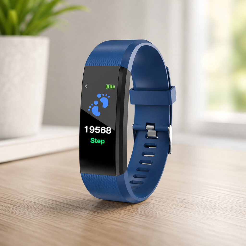 Fitness tracker Active Life s měřením srdečního tepu a nastavitelným řemínkem | Ventumra