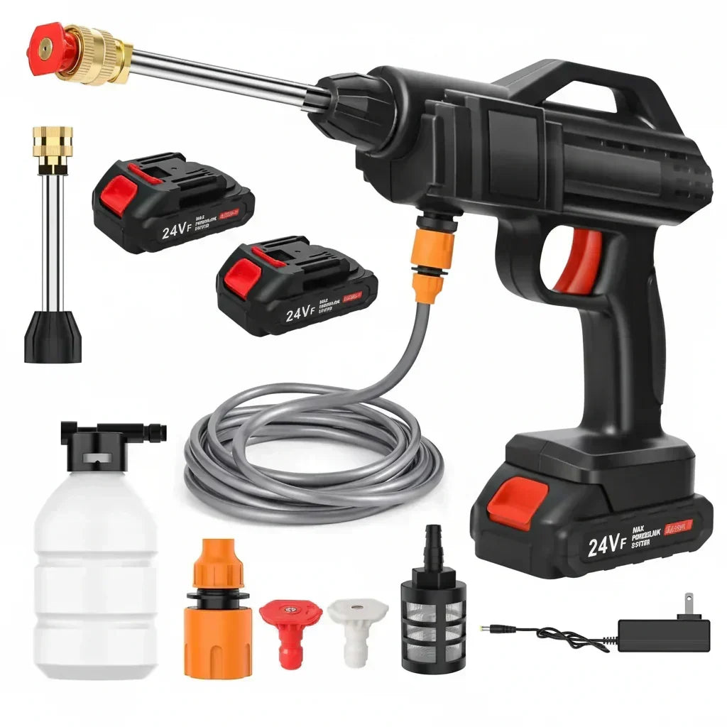 Lavadora de alta pressão sem fios AeroWash Pro 1500 de 30 Bar — Motor de 1500W