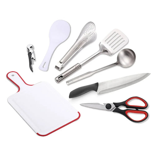 AdventureKit 9-Piece Stainless Steel Camping Cookware Set With Storage Bag | Ventumra