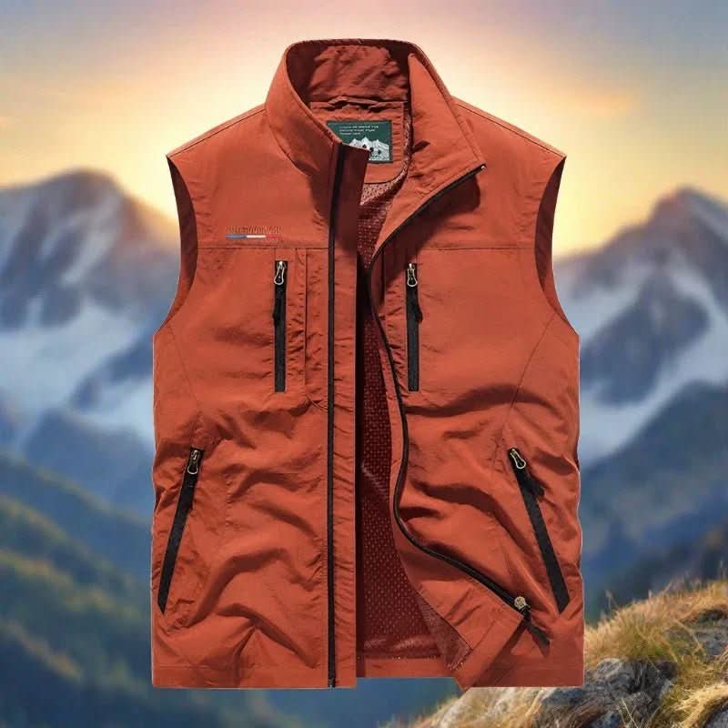 AdventurePro Men's Outdoor Vest With Five Pockets, Lightweight Water Repellent | Ventumra